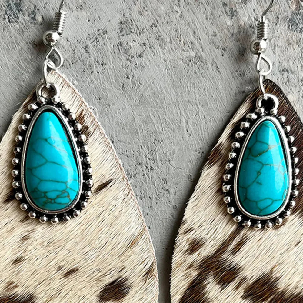 Turquoise Teardrop Earrings - 3 Styles