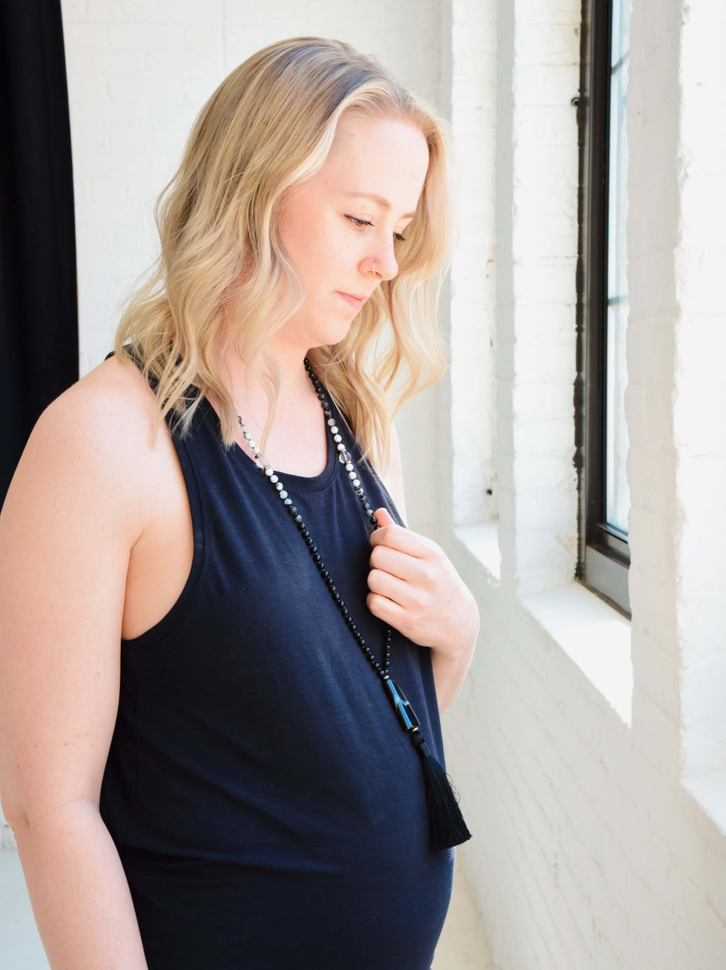 Light in the Darkness Meditation Mala – 108 Beads for Protection & Clarity