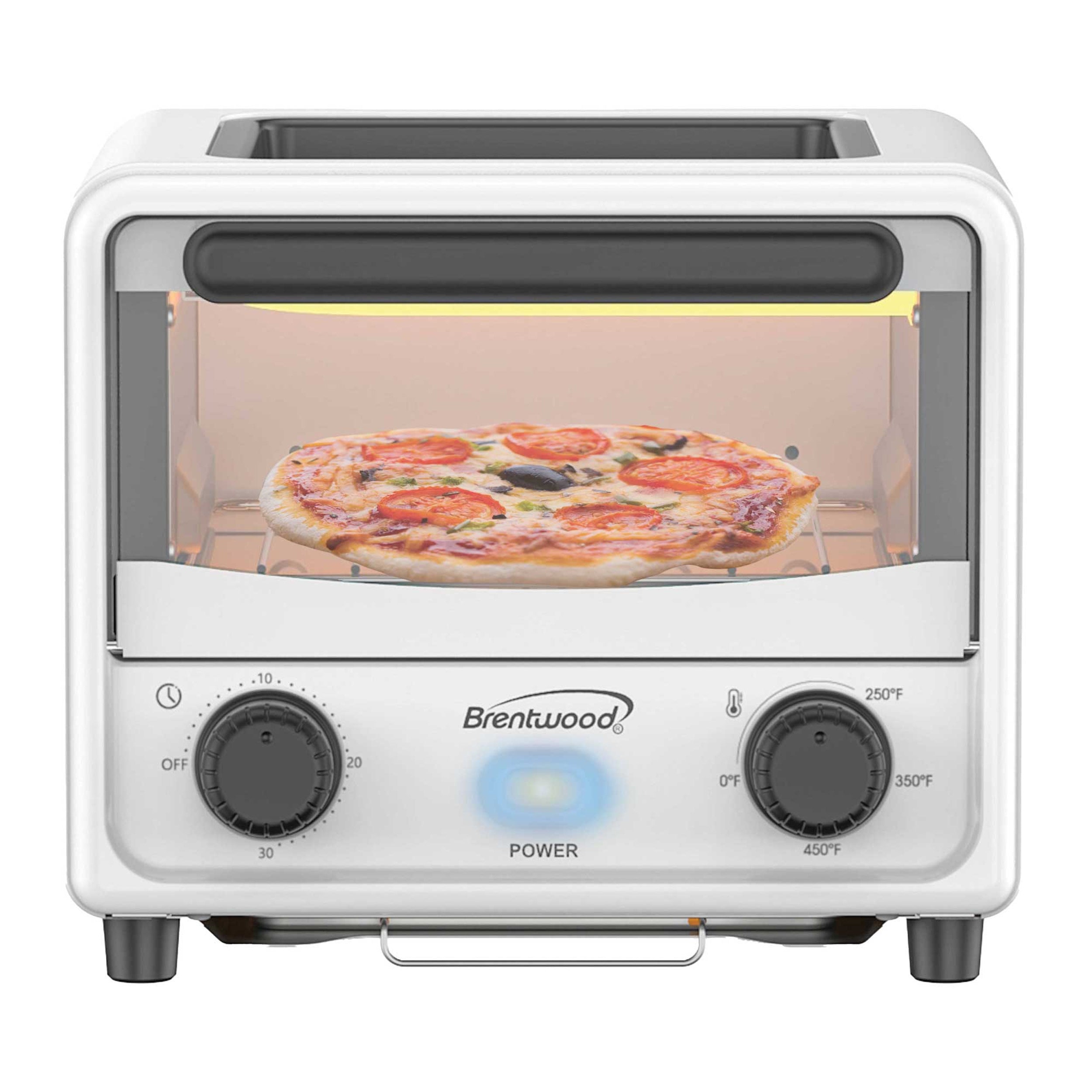 Brentwood 3 Liter Mini Toaster Oven in White