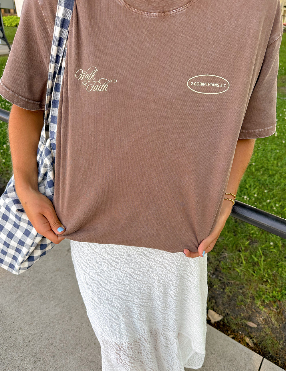 Walk by Faith Unisex Tee