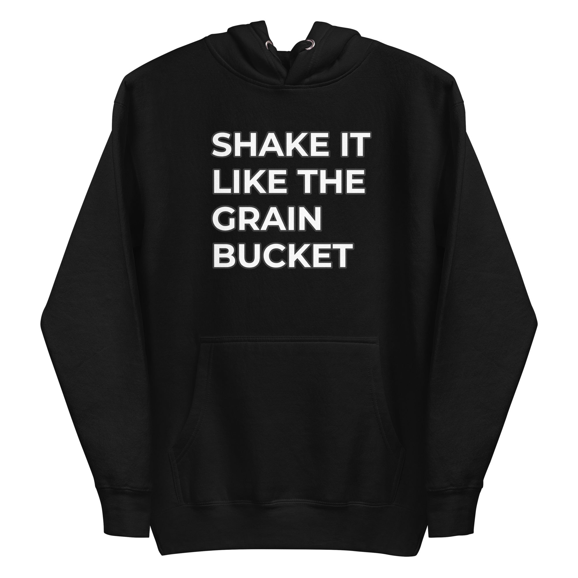Unisex Shake It Like The Grain Bucket Cotton Hoodie