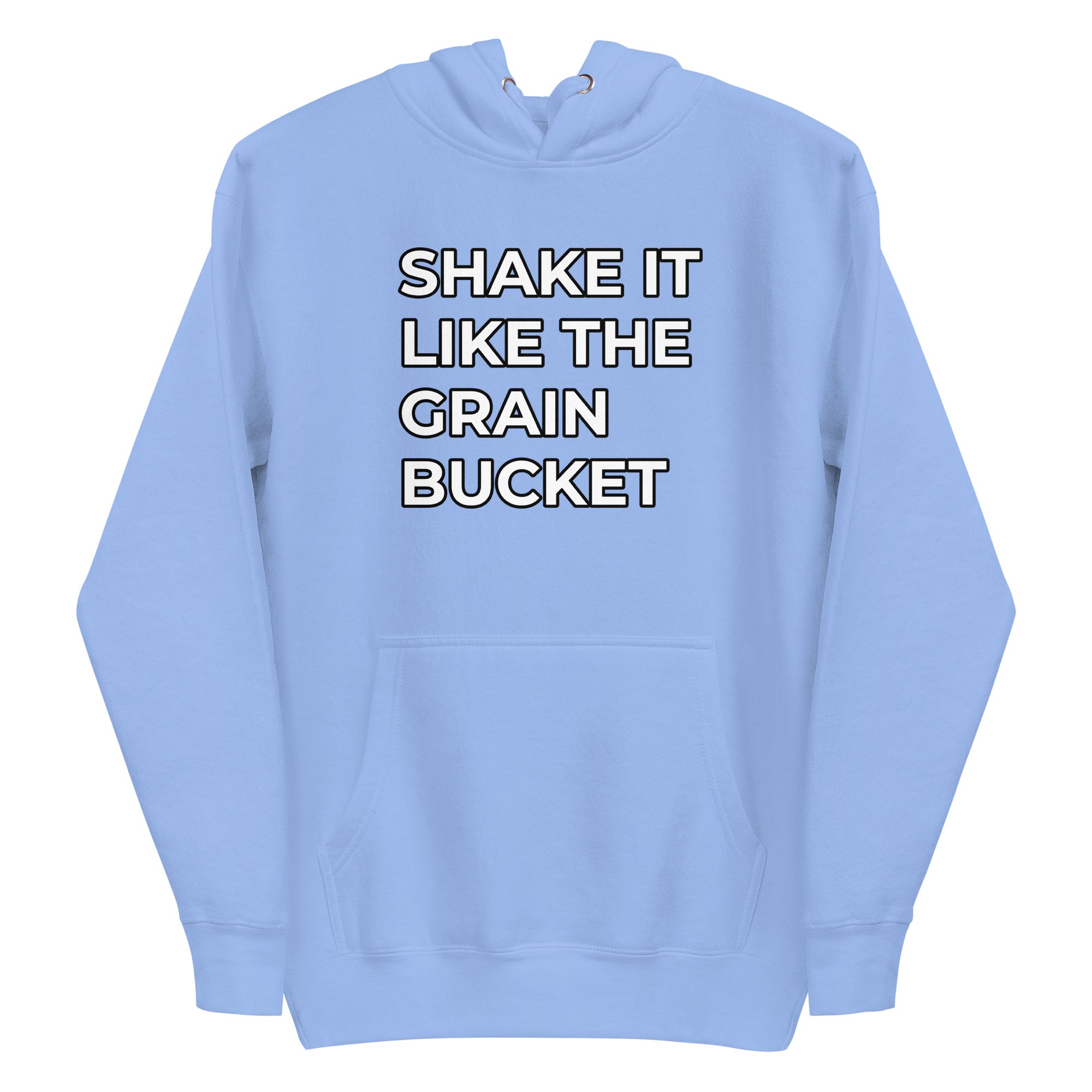 Unisex Shake It Like The Grain Bucket Cotton Hoodie