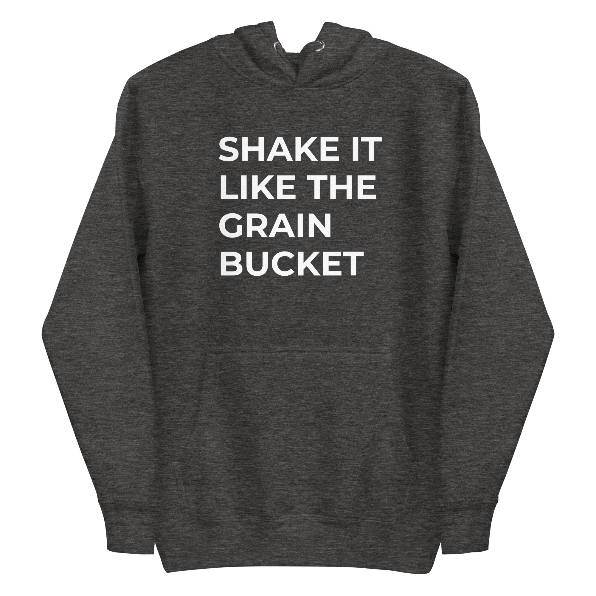 Unisex Shake It Like The Grain Bucket Cotton Hoodie