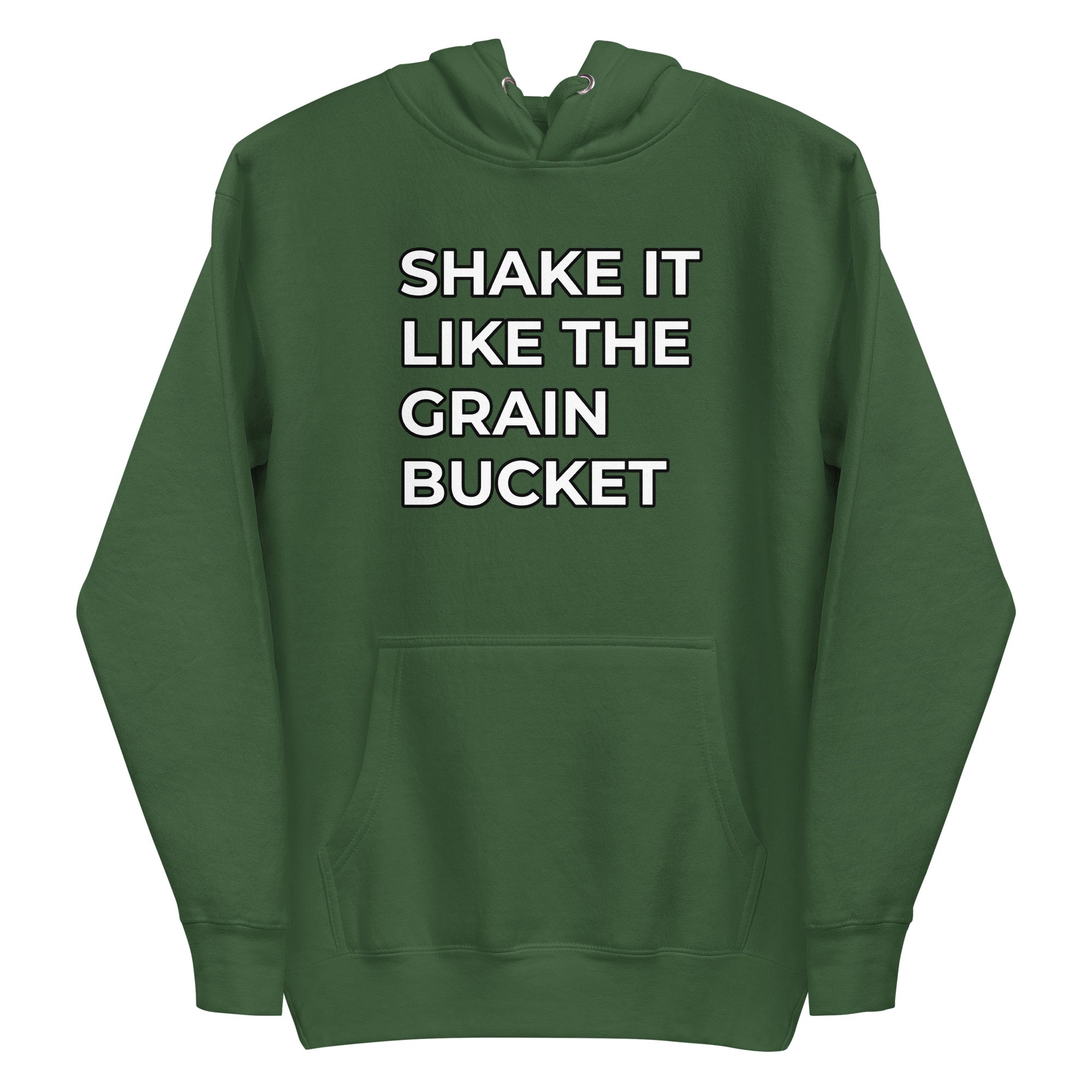 Unisex Shake It Like The Grain Bucket Cotton Hoodie