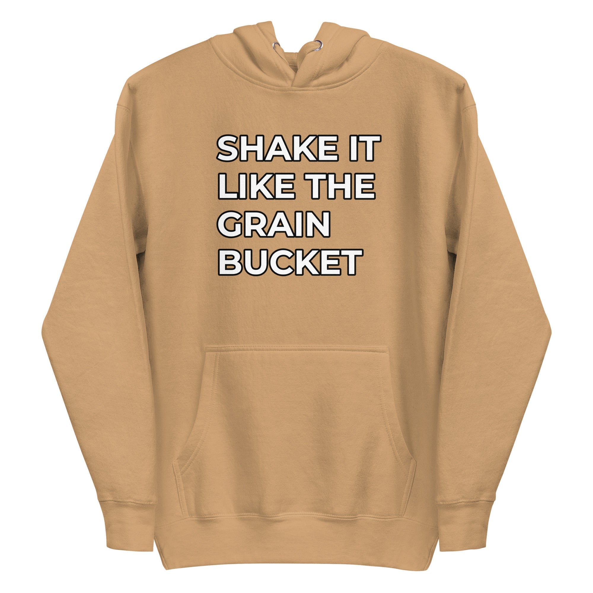 Unisex Shake It Like The Grain Bucket Cotton Hoodie