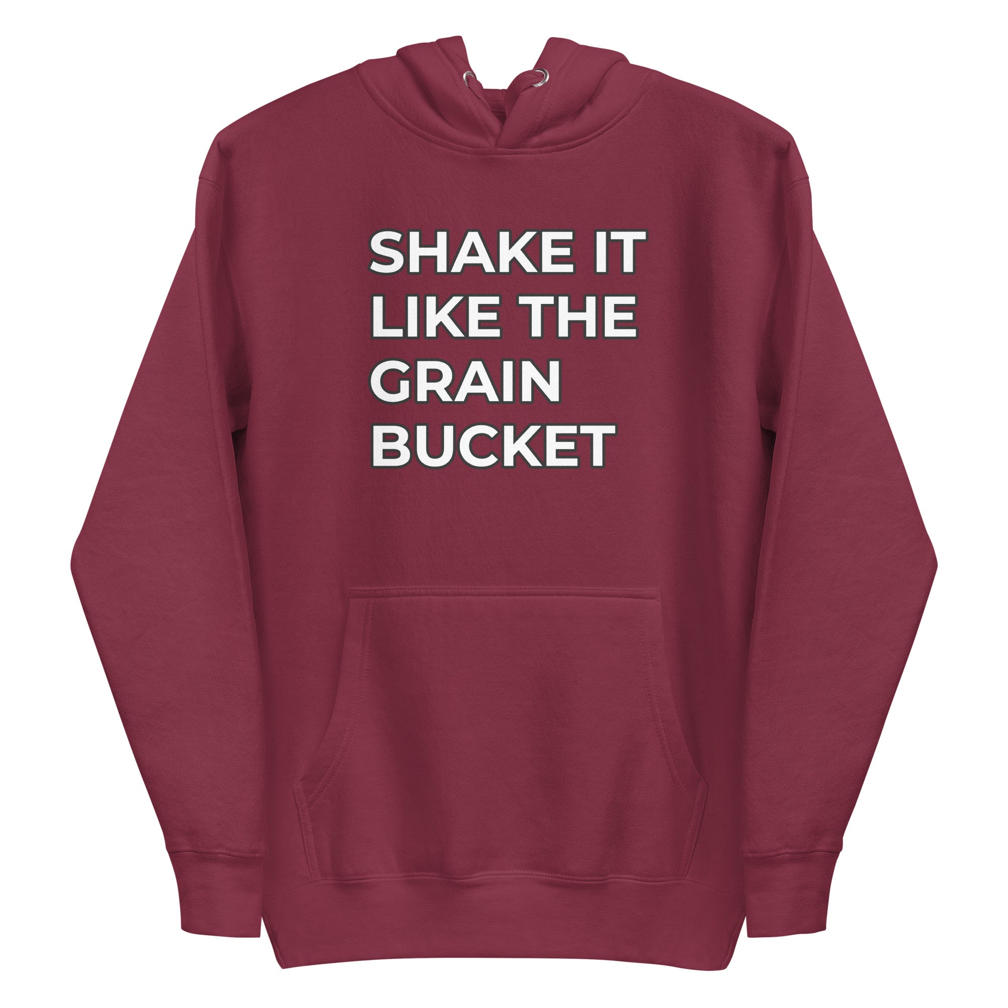 Unisex Shake It Like The Grain Bucket Cotton Hoodie