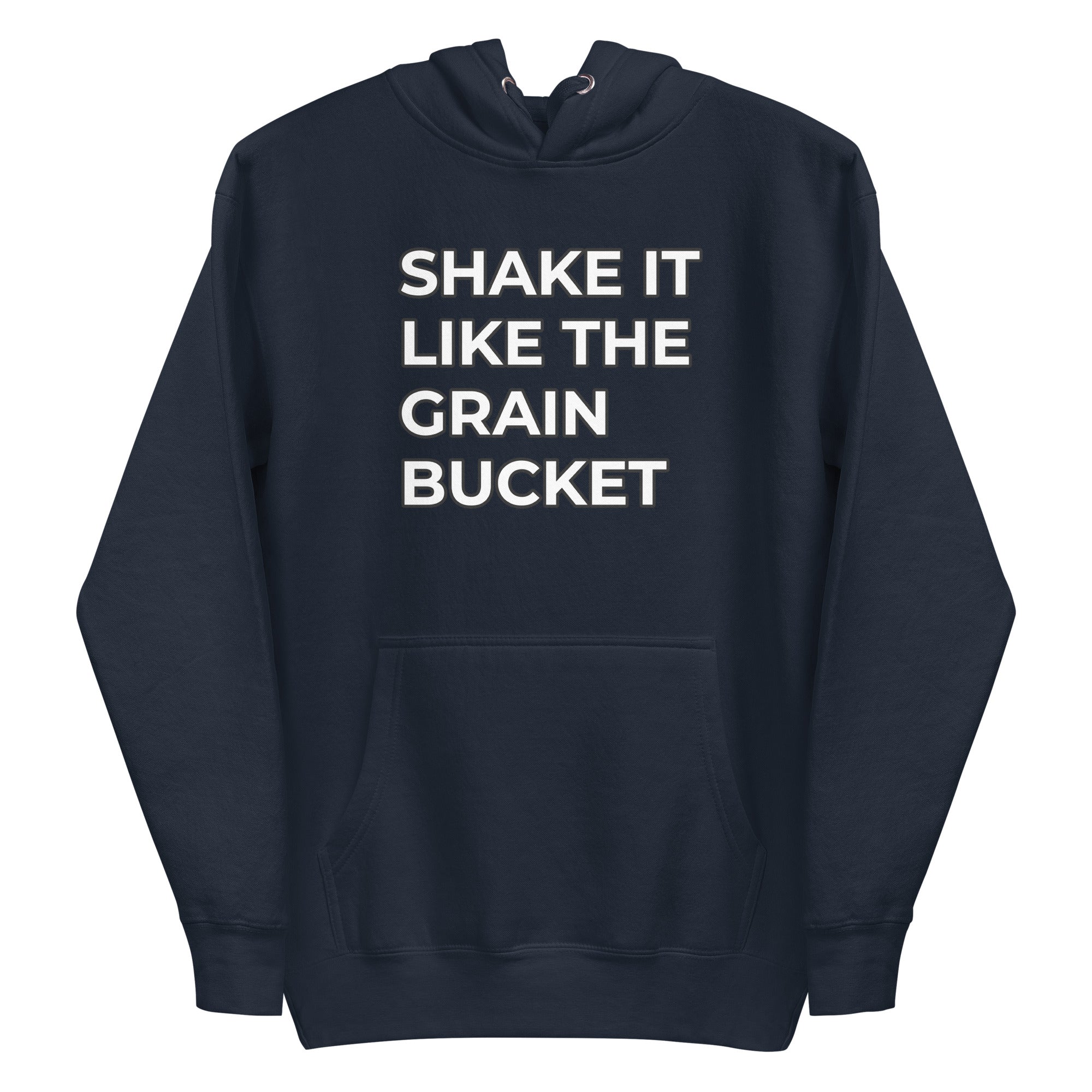 Unisex Shake It Like The Grain Bucket Cotton Hoodie