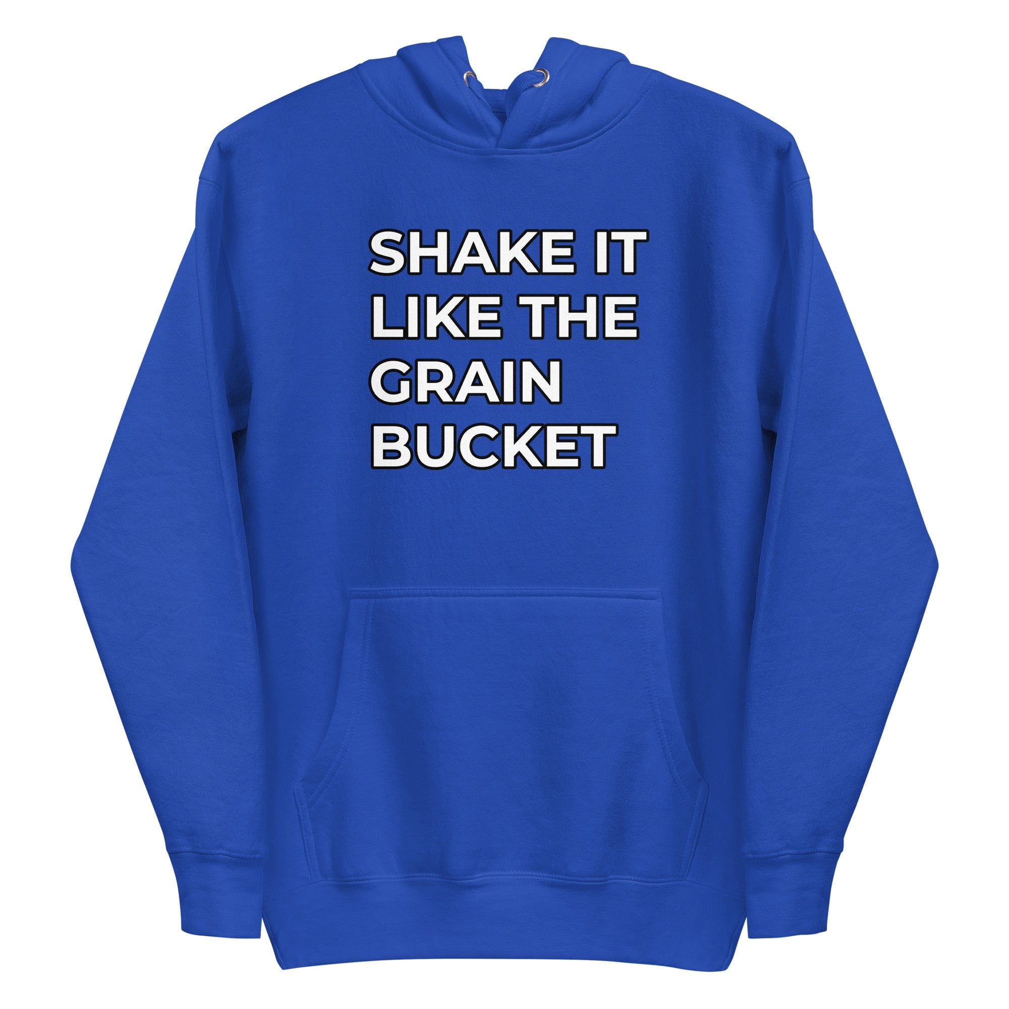 Unisex Shake It Like The Grain Bucket Cotton Hoodie