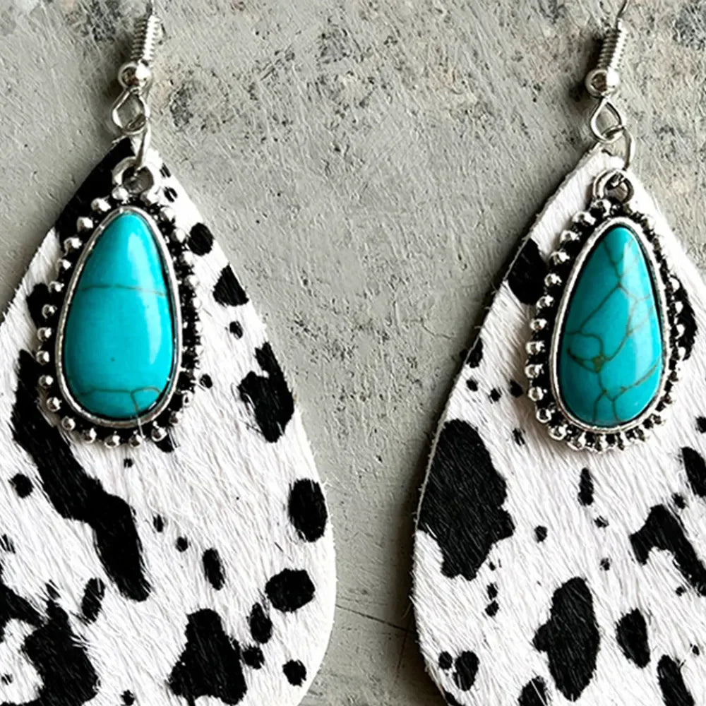 Turquoise Teardrop Earrings - 3 Styles